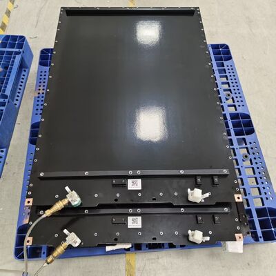 Kalite Damgalanmış Alüminyum Pil Paketi Alt Kaplama Brazed Sıvı Soğutma Plakası & PU Köpük İzolasyon fabrika